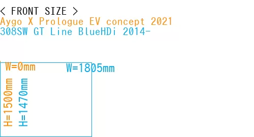 #Aygo X Prologue EV concept 2021 + 308SW GT Line BlueHDi 2014-